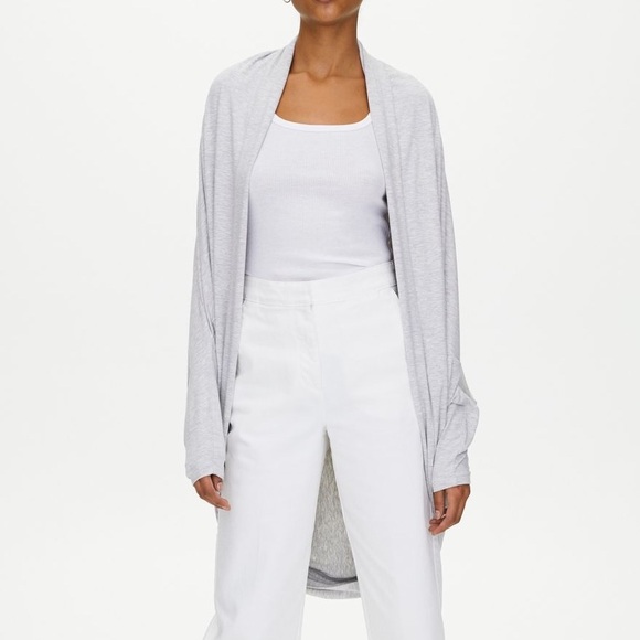 BABATON Cocoon Cardigan Grey Aritzia - Picture 12 of 16